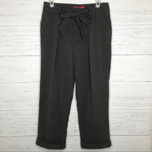 Cartonnier Gray Belted Barton Cuffed Pants